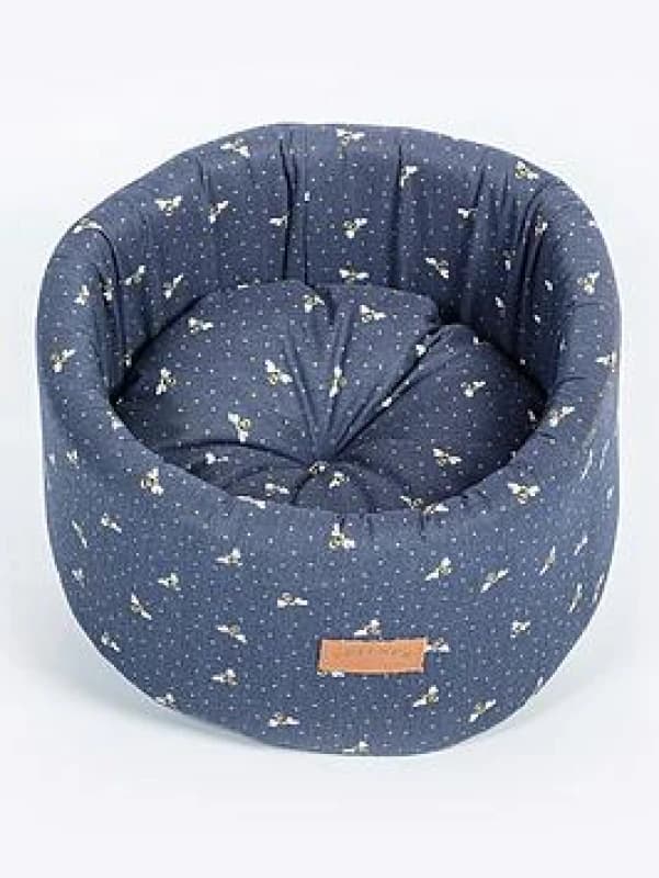 FatFace Spotty Bees Cat Cosy Bed Medium, Multi 77807