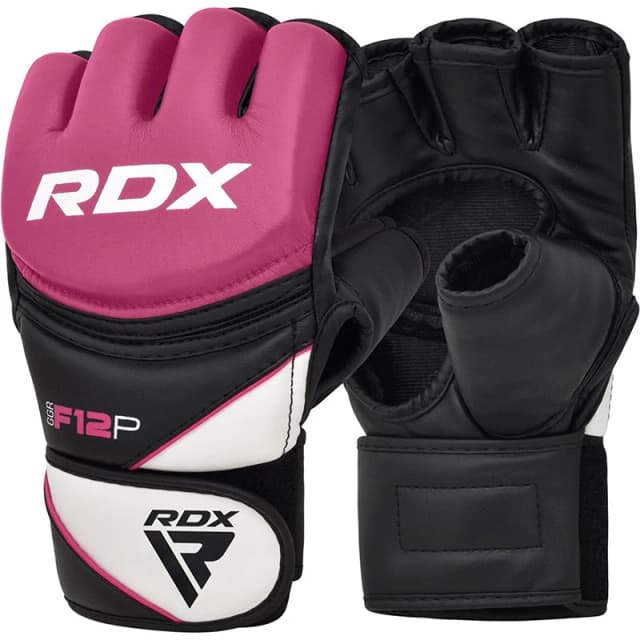 RDX SPORTS F12 MMA Gloves Pink