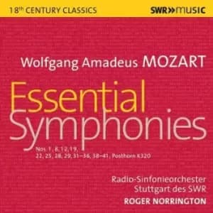 Wolfgang Amadeus Mozart Essential Symphonies Nos 1 8 12 19 22 25 29 31-36 38-41 Posthorn K320 by Wolfgang Amadeus Mozart CD Album