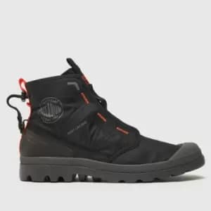 Palladium Black Pampa Travel Lite Trainers