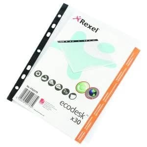 Rexel Ecodesk Recycled Filing Pocket A5 Pack of 30 2102579