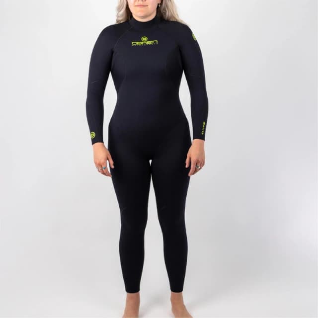 Obrien Womens Elite 3/2mm Back Zip Premium Neoprene Wetsuit Black female 10 (S)