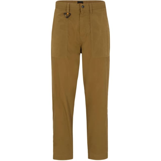 Boss Mens Statum Pp Straight Leg Trousers Open Beige male 28W R