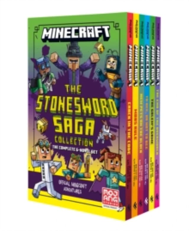 Minecraft Complete 6 Book Stonesword Saga Multiple-component retail product, slip-cased