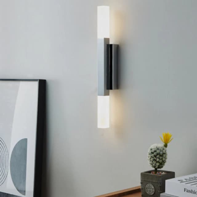 Eglo Alcudia Metal & Plastic Bathroom Mirror Light, Chrome