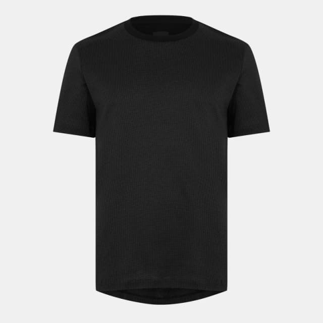 Boss Mens Tiburt Cotton T-Shirt Black male Medium