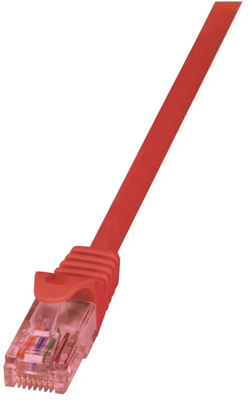LogiLink Cat.6 U/UTP. 0.5m networking cable Red Cat6 U/UTP (UTP)