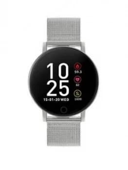 Reflex Active Series 5 Smartwatch With Heart Rate Monitor, Colour Touch Screen And Stainless Steel Mesh Strap