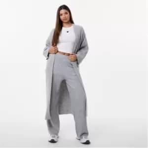 Jack Wills Longline Rib Cardigan - Grey