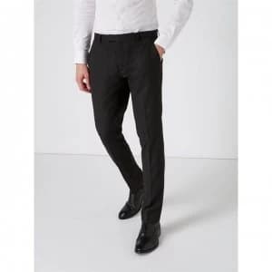 Label Lab Jones Skinny Fit Twill Suit Trousers - Grey