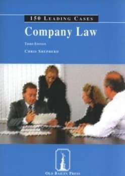 Company Law by Chris Shepherd Paperback
