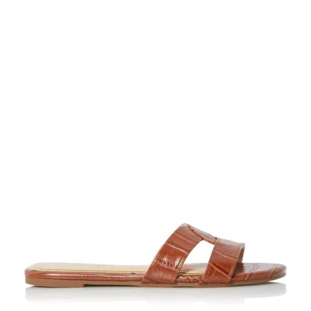 Head Over Heels by Dune Tan 'Lucien' Mule Sandals - 3