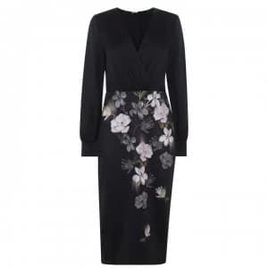 Ted Baker Opal Midi Dress - Black