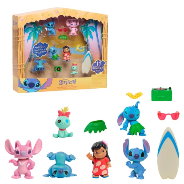 Just Play Stitch Movie Collectible 7 Figure Pack