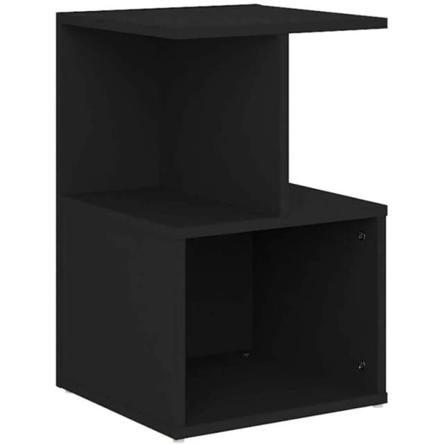 VIDAXL Bedside Cabinet Black 35x35x55cm Engineered Wood Vidaxl 8720286558546