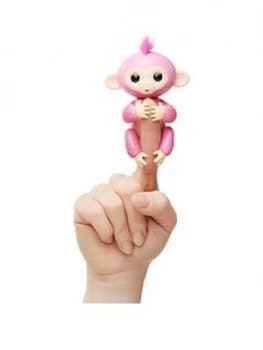 Fingerlings Wowwee Glitter Monkey Light Pink