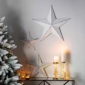 Crossland Grove Stow Textured Star White Small 315x50x305mm