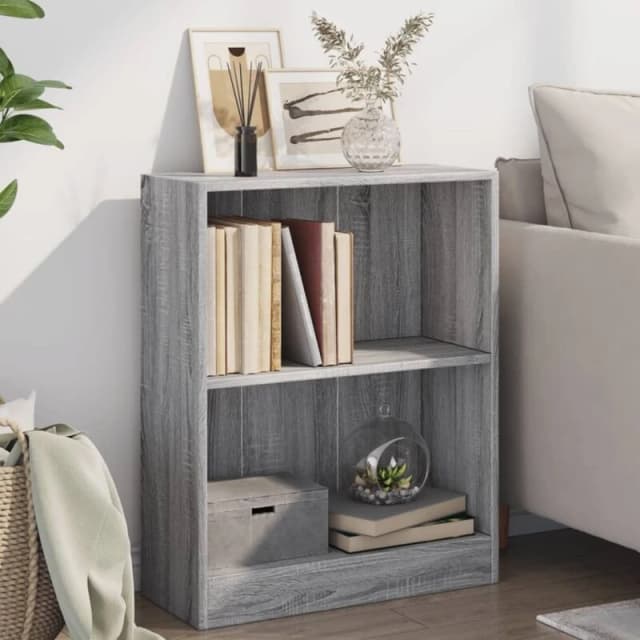 VIDAXL Bookshelf Grey Sonoma 60x24x76cm Engineered Wood Vidaxl 8720286931509
