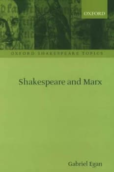 Shakespeare and Marx by Gabriel Egan Paperback