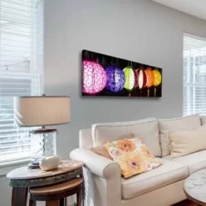 30902021C-010 Multicolor Decorative Canvas Painting