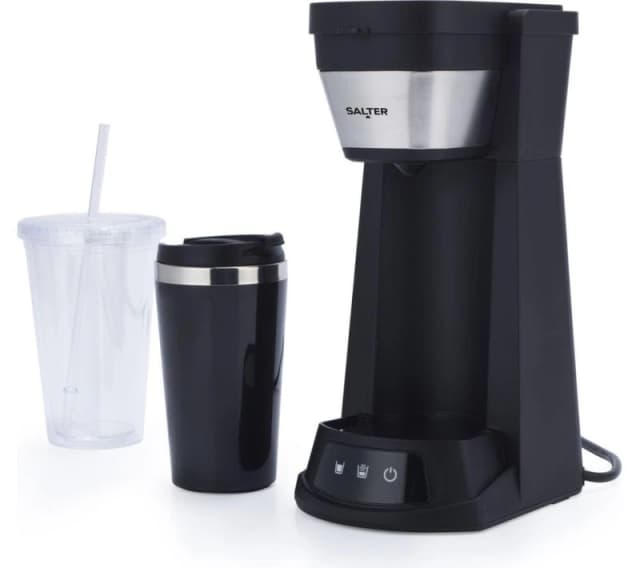 SALTER EK6214 2-in-1 Iced Coffee Maker - Black 5054061210897