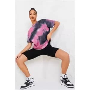 I Saw It First Sixth June Tie Dye T-Shirt - Pink