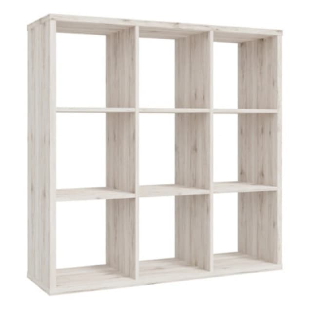 Furniture To Go Mauro 3X3 Storage Unit In Sand Oak