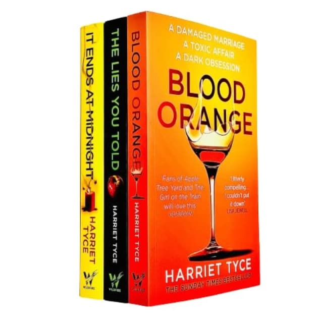 Harriet Tyce 3 Books Collection Set (Blood Orange, The Lies You Told & It Ends At Midnight) Harriet Tyce Books