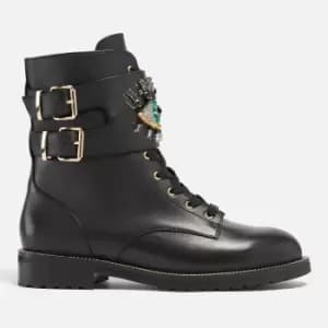 Kurt Geiger London Sutton Eye Leather Lace Up Boots - UK 7