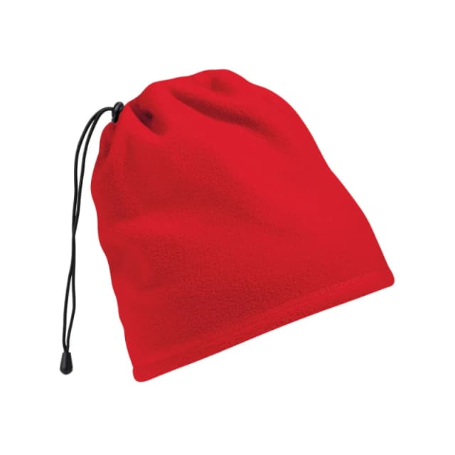 Beechfield Womens Suprafleece Snood Cap in Red Red Female One Size