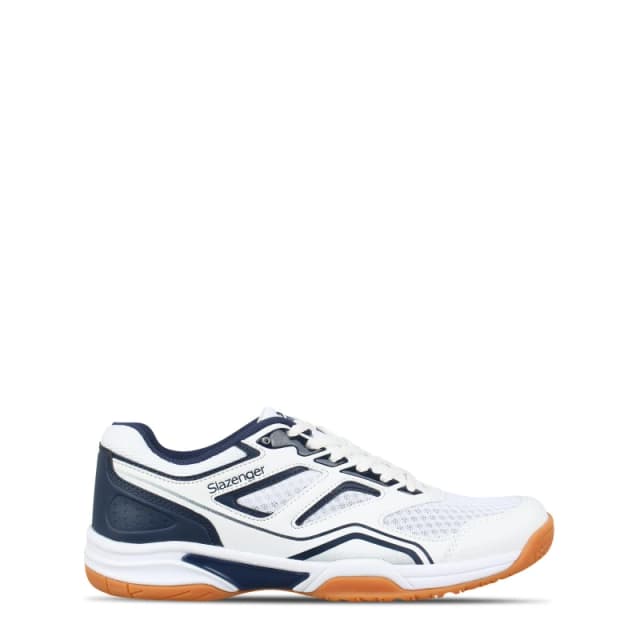 Slazenger Indoor Mens Trainers - White White 6