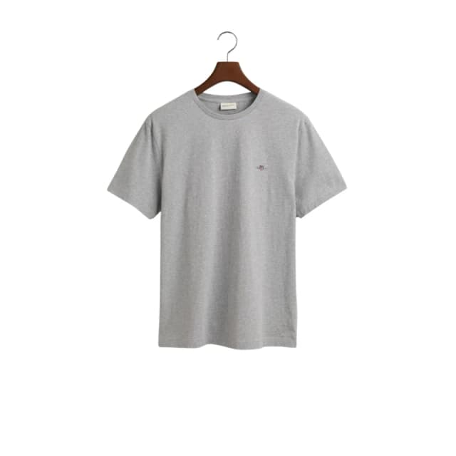 Gant Regular Fit Shield T-Shirt - Grey Grey L