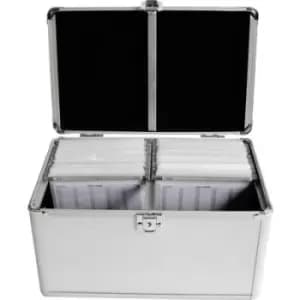 MediaRange CD hardcase 200 CDs/DVDs/Blurays Aluminium Silver (W x H x D) 301 x 180 x 190 mm BOX75