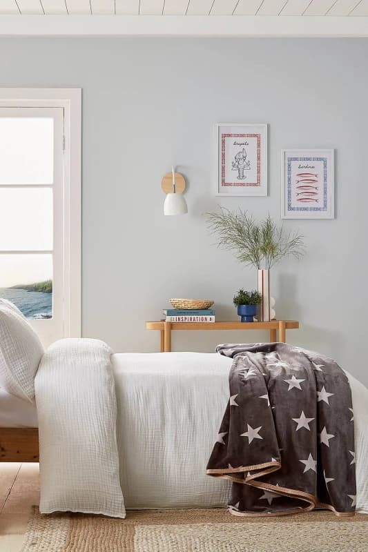 Helena Springfield 'Muslin' Cotton Duvet Cover Set in White Size: Single White Unisex Single