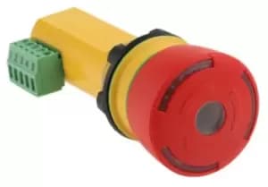 ABB Inca-1 Tina E-Stop, Red, 22.5mm, NC