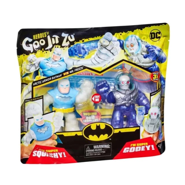 Heroes of Goo Jit Zu DC Versus Pack Arctic Armour Batman Vs Mr Freeze Multi unisex