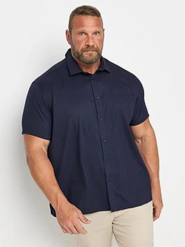 BadRhino Short Sleeve Shirt Dark Blue