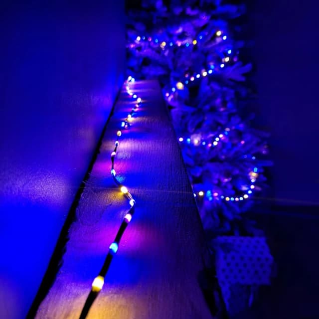 17.5m Indoor Outdoor Flexibrights Christmas Lights with 500 RainbowLEDs