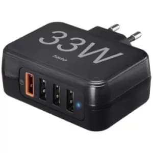 Hama 00201629 USB charger Indoors, Mains socket 4 x USB-A