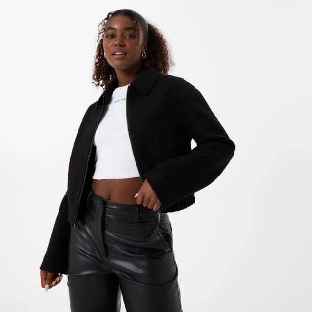 Jack Wills Smart Bomber Jacket - Black 6