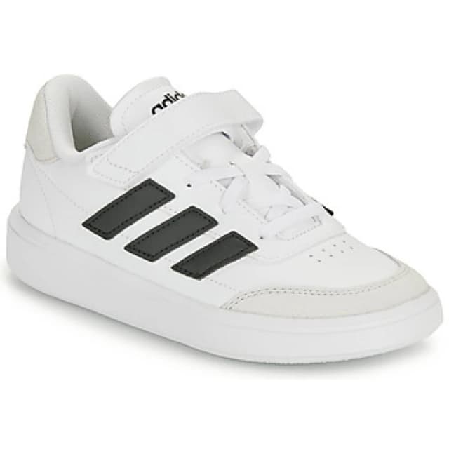 adidas COURTBLOCK EL C boys's Children's Shoes (Trainers) in White