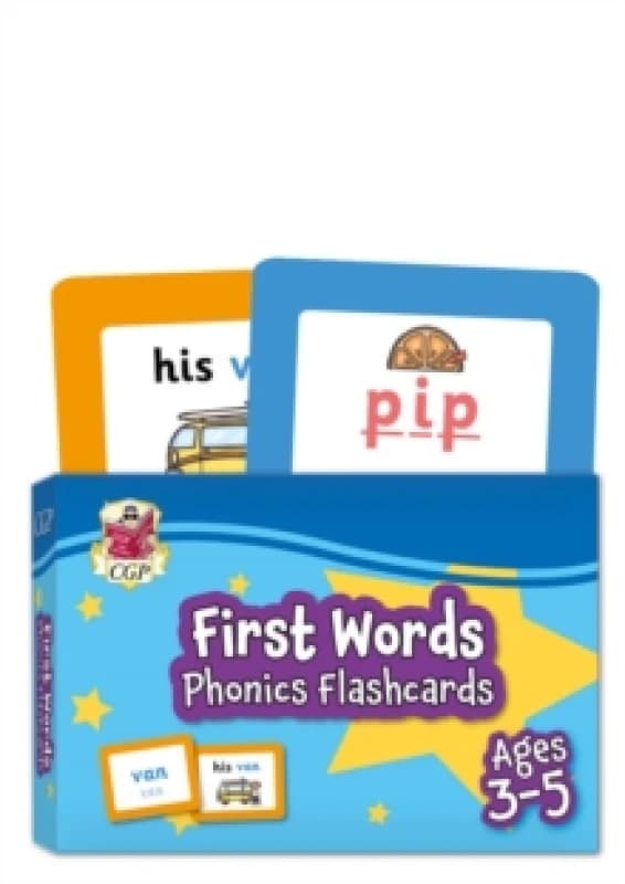 First Words Phonics Flashcards for Ages 3-5 Hardback