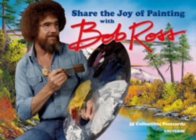 Share the Joy of Painting with Bob Ross : 35 Postcards Paperback / softback