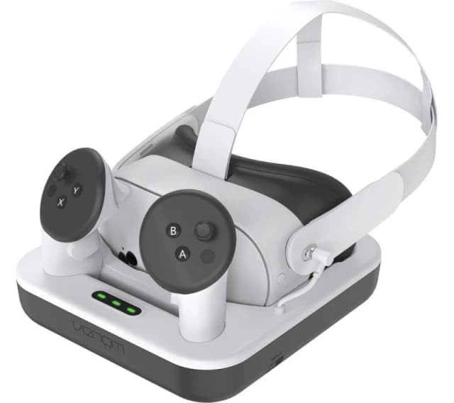 Venom Charging Dock and Rechargeable Battery Packs for Meta Quest 3S White