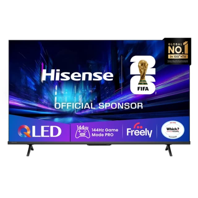Hisense E78QTUK 43" Smart 4K Ultra HD QLED TV 43E78QTUK Black