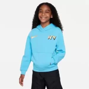 Nike Mbappe Big Kids Hoodie - Blue