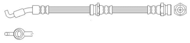 K&K FT0305 Brake Hose Brake Hose (83)