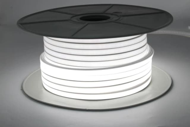 ENER-J 24V Flexible Silicon Neon Strip 30m 10x10mm Natural White White Unisex