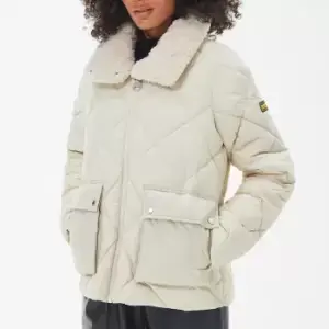 Barbour International Norton Quilted Shell Coat - UK 12