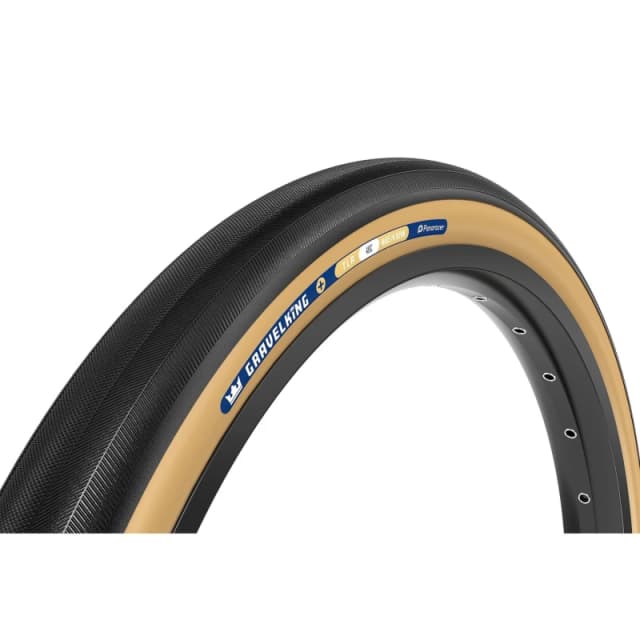 Panaracer TLR GravelKing Slick Plus TLR Gravel Tyre Black/Brown unisex 700x30c